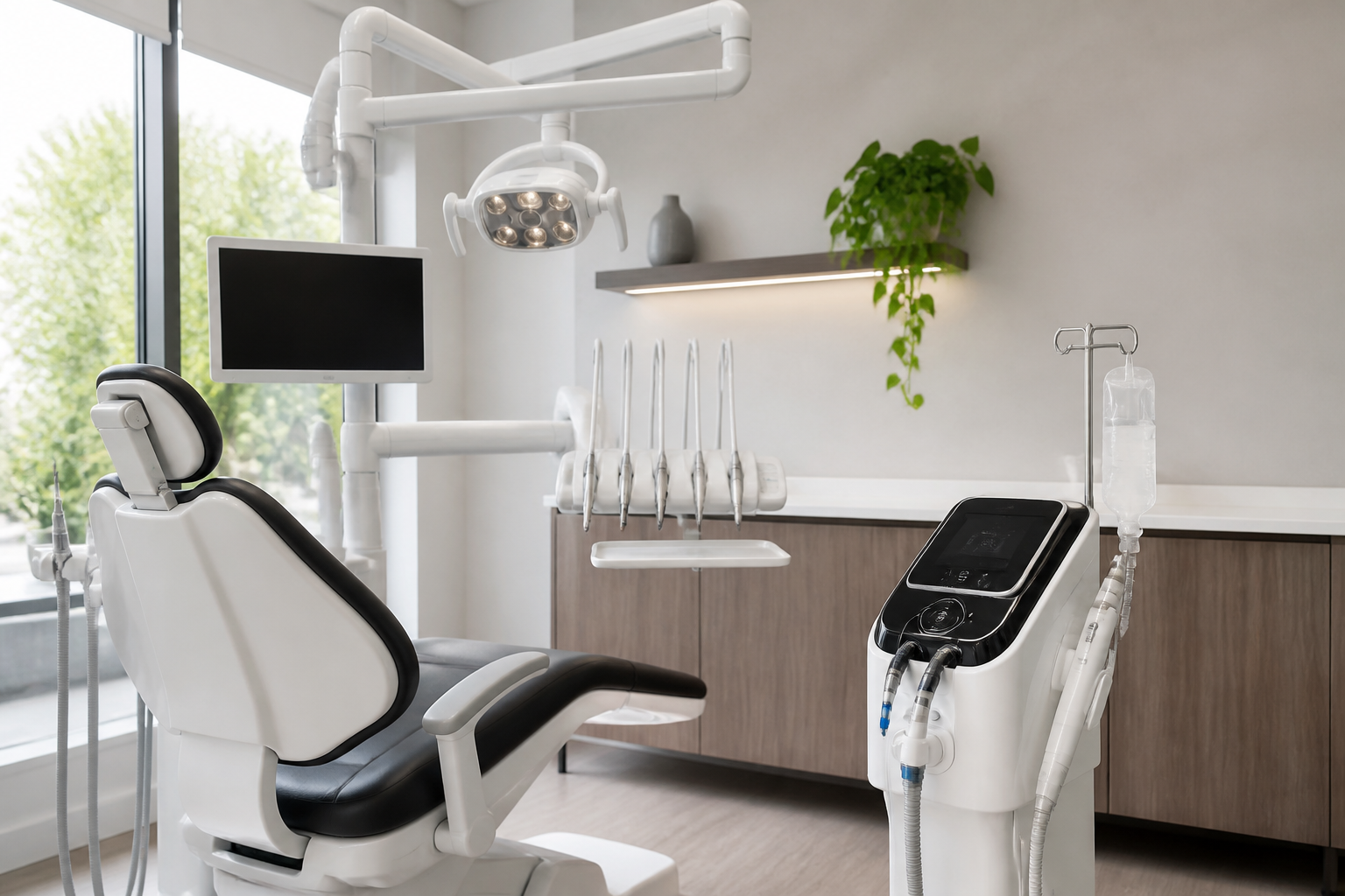 Dentist's office with modern gentlewave equipment
